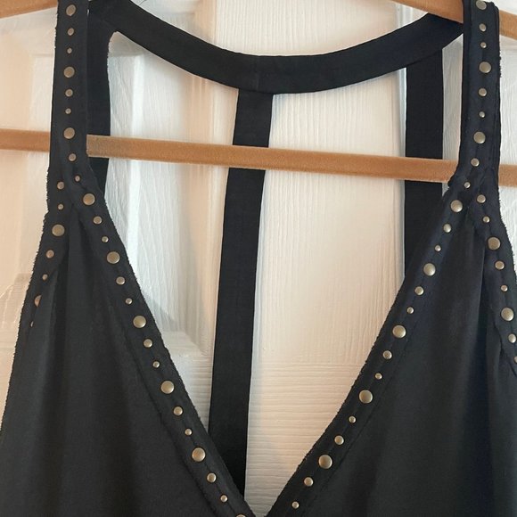 BCBG MAXAZRIA Black Strappy Backless Top - Picture 4 of 9